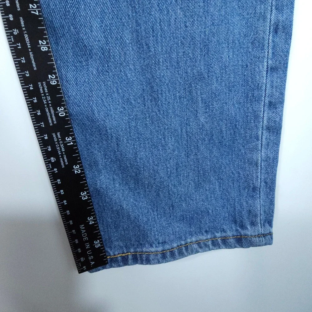 Levi's 550 Jeans Mens 38x38‎ Blue Y2K Relaxed Fit Tapered Leg Denim Streetwear